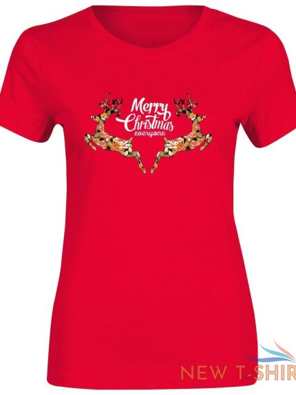 ladies merry christmas everyone printed t shirt xmas party gift top tees 0.jpg