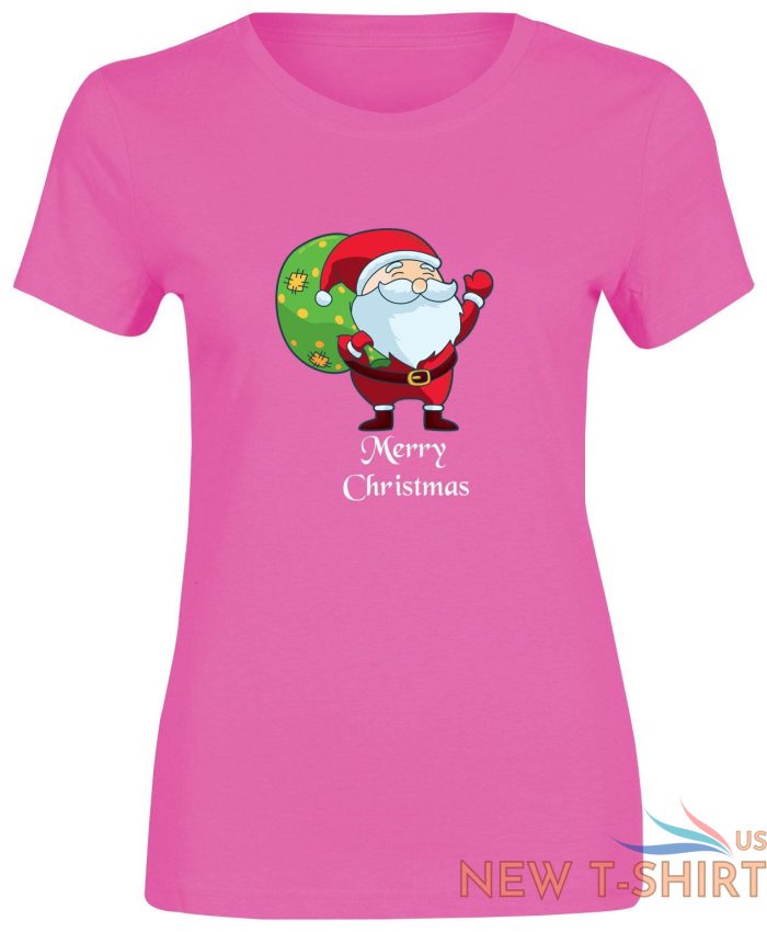 ladies merry christmas printed t shirt short sleeve xmas gift top tees 1.jpg