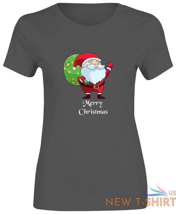 ladies merry christmas printed t shirt short sleeve xmas gift top tees 3.jpg