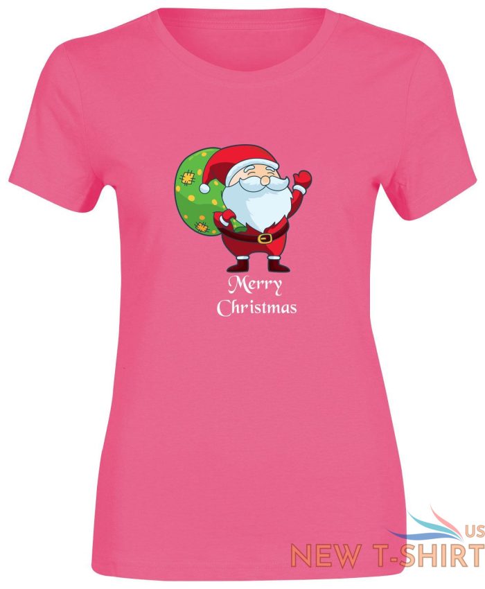 ladies merry christmas printed t shirt short sleeve xmas gift top tees 4.jpg