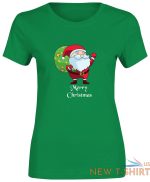 ladies merry christmas printed t shirt short sleeve xmas gift top tees 5.jpg