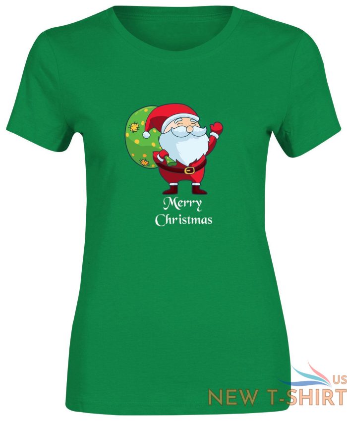 ladies merry christmas printed t shirt short sleeve xmas gift top tees 5.jpg