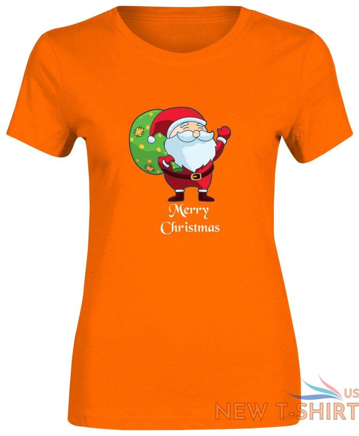 ladies merry christmas printed t shirt short sleeve xmas gift top tees 8.jpg