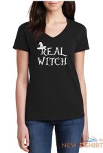 ladies v neck real witch shirt halloween fall t shirt hocus pocus tee funny gift 0.jpg