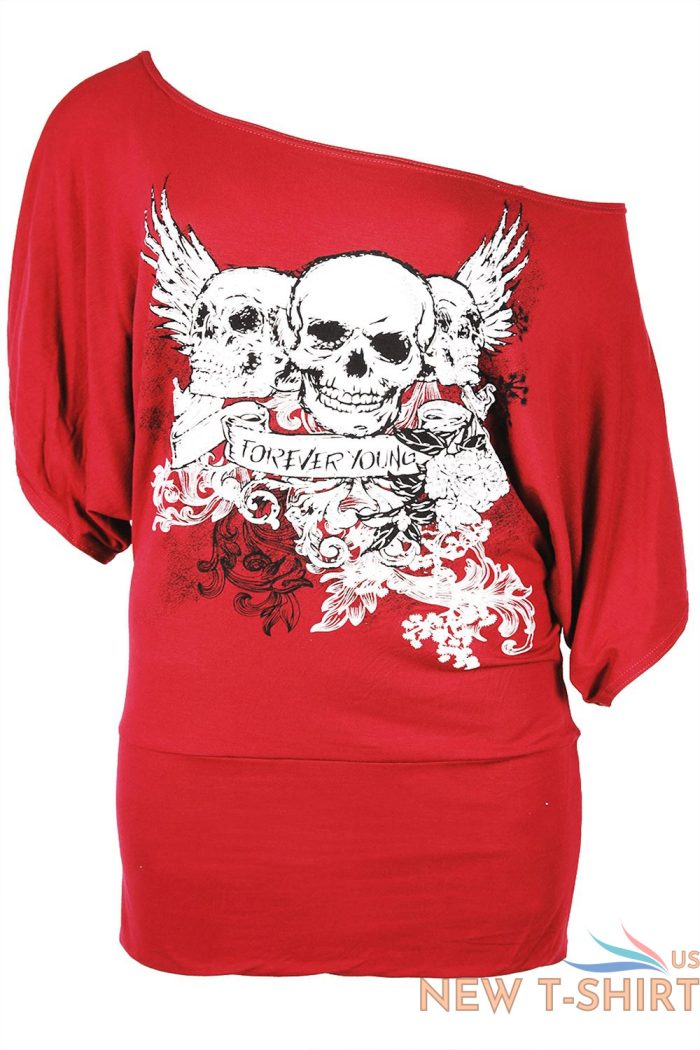 ladies womens halloween costume skeleton bones fancy dress party tee top t shirt 9.jpg