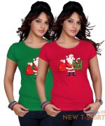 ladies xmas santa gift printed t shirt girls merry christmas short sleeve cotton 0.jpg