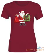 ladies xmas santa gift printed t shirt girls merry christmas short sleeve cotton 5.jpg