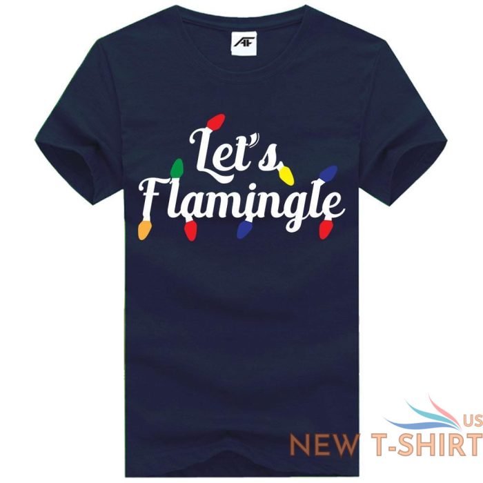 let s flamingle print girls christmas top ladies fancy short sleeve t shirt 6.jpg