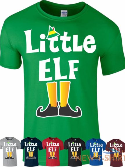 little elf t shirt family pyjama pj s idea dad funny christmas xmas gift top 0.jpg