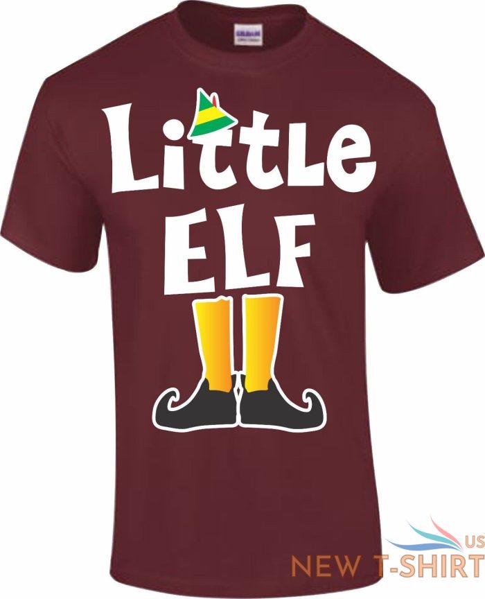 little elf t shirt family pyjama pj s idea dad funny christmas xmas gift top 2.jpg