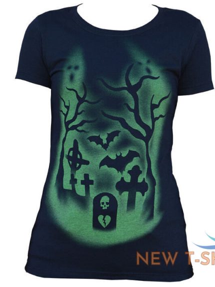 lowbrow art death s door black green graveyard art by adi tee t shirt s 2xl nwt 0.jpg