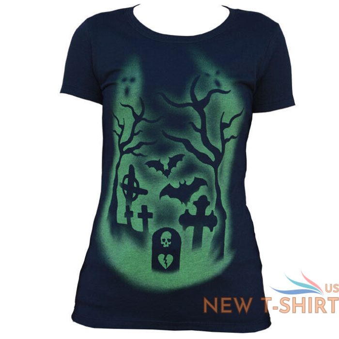 lowbrow art death s door black green graveyard art by adi tee t shirt s 2xl nwt 0.jpg