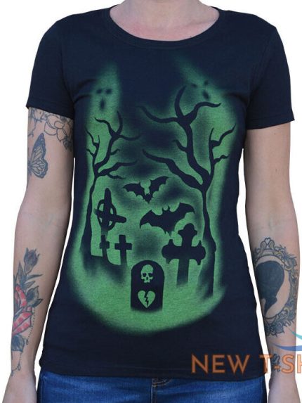 lowbrow art death s door black green graveyard art by adi tee t shirt s 2xl nwt 1.jpg