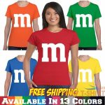 m m halloween costume m and m group ladies junior fit tee t shirt 0.jpg