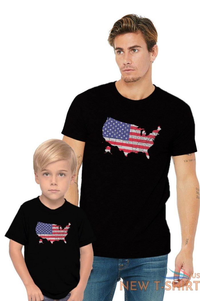 map of the us state marker us flag adults man women kid boy girl t shirt 2.jpg