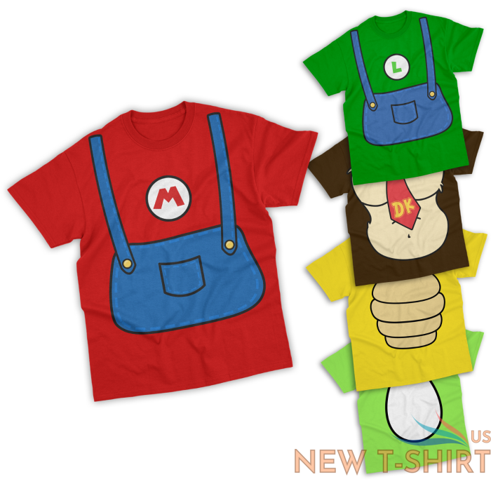 mario themed kids t shirt characters gift for boys birthday or christmas 0.png