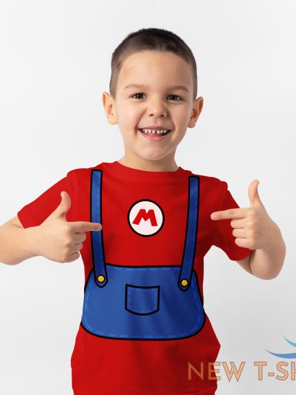 mario themed kids t shirt characters gift for boys birthday or christmas 1.png