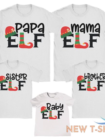 matching christmas t shirt family elf tee xmas mama papa baby sibling role top 0.jpg