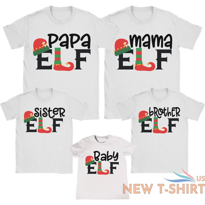 matching christmas t shirt family elf tee xmas mama papa baby sibling role top 0.jpg