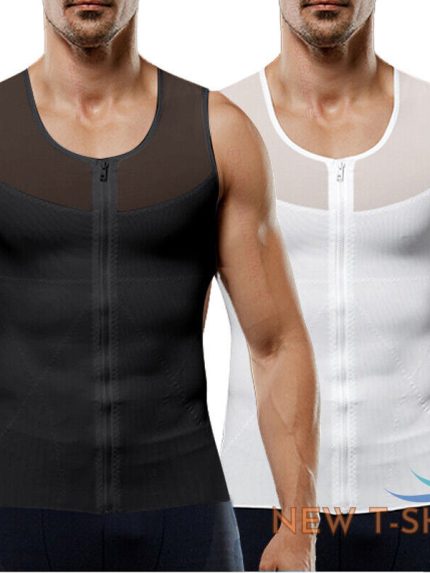 men compression shirt slimming body shaper vest tummy control shapewear with zip 0.jpg