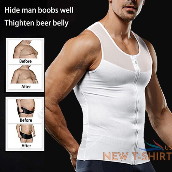 men compression shirt slimming body shaper vest tummy control shapewear with zip 2.jpg