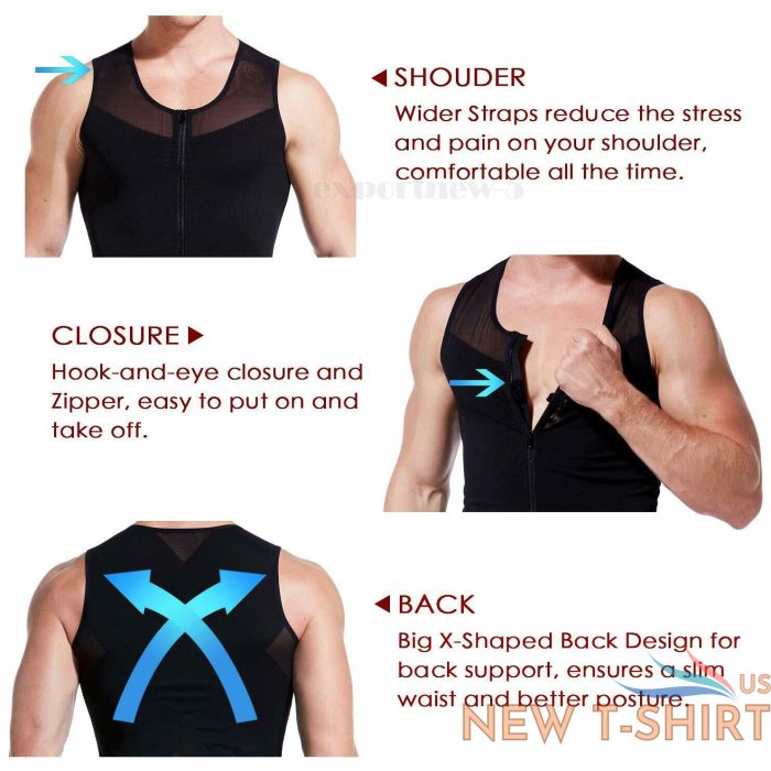 men compression shirt slimming body shaper vest tummy control shapewear with zip 5.jpg