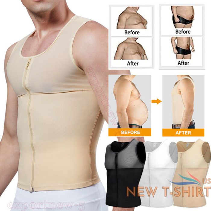 men s compression shirt slimming vest girdle posture corrector body shaper tank 0.jpg