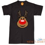 men s rudolph t shirt reindeer festive xmas gift red nose christmas santa 1.jpg