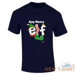 mens any name elf christmas print short sleeve casual wear boys cotton tee lot 7.jpg