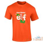 mens any name elf christmas print short sleeve casual wear boys cotton tee lot 9.jpg