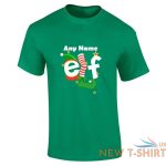 mens boys any name elf christmas printed t shirt 4.jpg