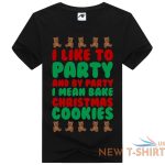 mens boys christmas cookies printed t shirt xmass novelty short sleeve top tees 2.jpg