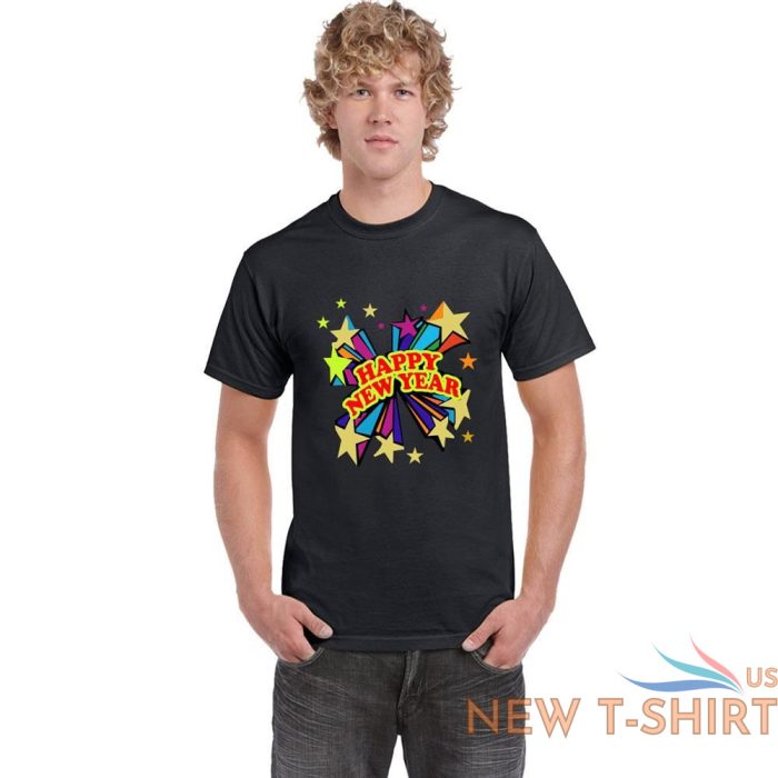 mens boys christmas funny black tshirt short sleeve top cotton xmas tree novelty 8.jpg