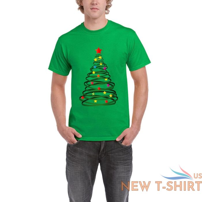 mens boys christmas funny green t shirt short sleeve top cotton tee xmas novelty 4.jpg