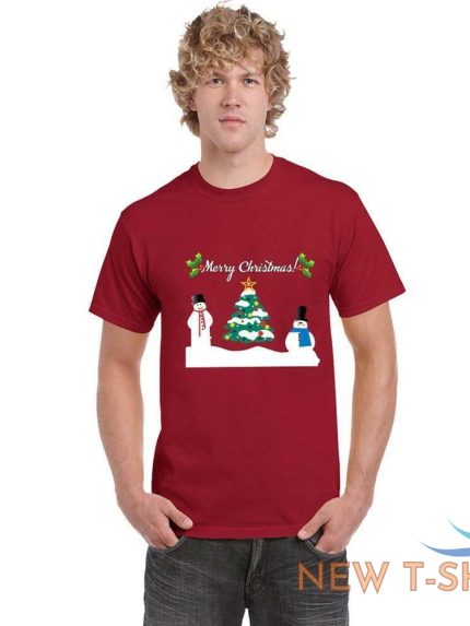 mens boys christmas funny red t shirt short sleeve top cotton tee xmas novelty 0.jpg