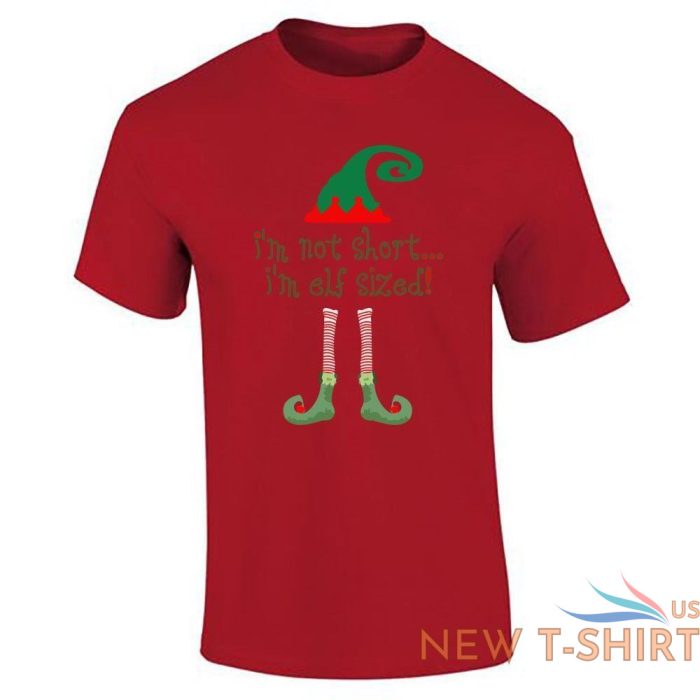 mens boys christmas funny red t shirt short sleeve top cotton tee xmas novelty 9.jpg