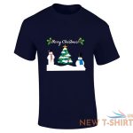 mens boys christmas snowman tree printed t shirt short sleeve xmas top 7.jpg