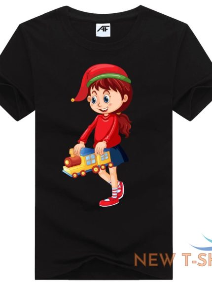 mens boys elf play toys printed t shirt short sleeve stretchy novlety top tees 1.jpg