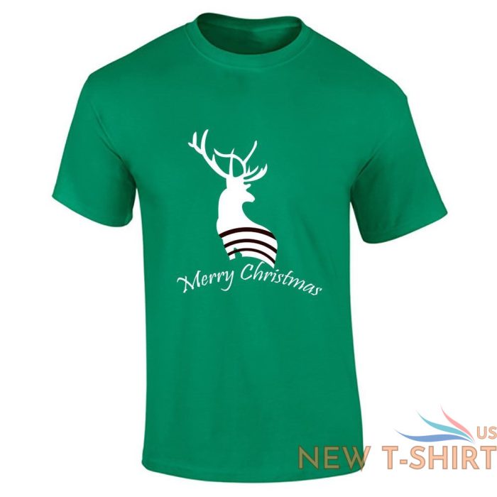 mens boys merry christmas reindeer printed shirt xmas party top tees 2.jpg