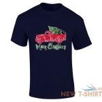 mens boys merry christmas tree car printed t shirt 7.jpg