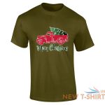 mens boys merry christmas tree car printed t shirt 8.jpg