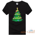 mens boys santa running jumping printed t shirt short sleeve stretchy top tees 1.jpg