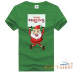 mens boys santa running jumping printed t shirt short sleeve stretchy top tees 8.jpg