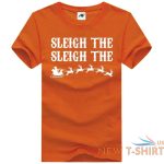 mens boys sleigh the printed t shirt christmas novelty short sleeve top tees 8.jpg