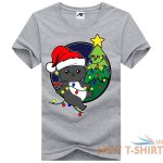 mens childrens cat with tree christmas t shirt short sleeve xmas top tees 4.jpg