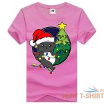 mens childrens cat with tree christmas t shirt short sleeve xmas top tees 9.jpg