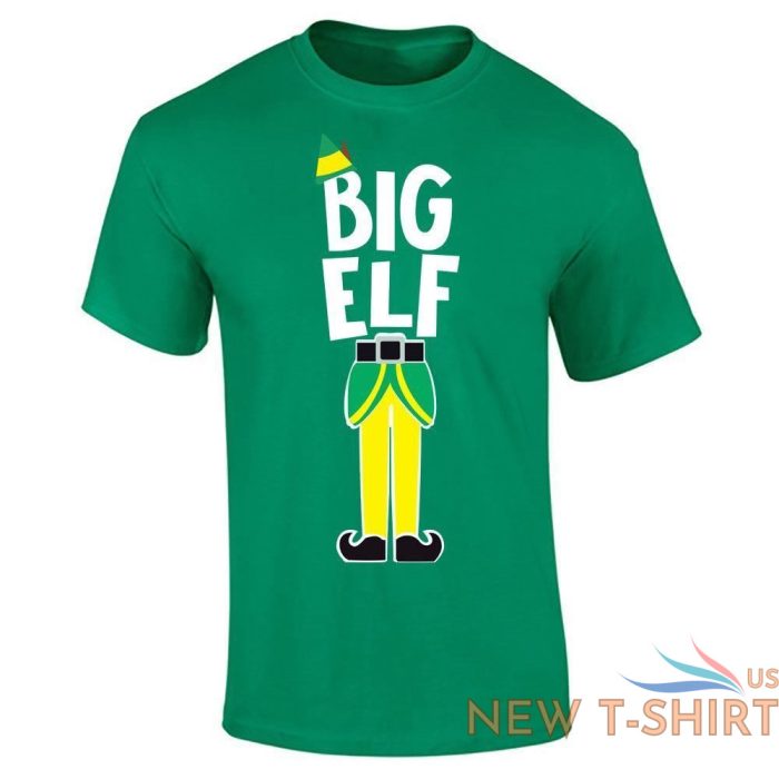 mens christmas funny green t shirt novelty boys short sleeve top cotton tee xmas 3.jpg