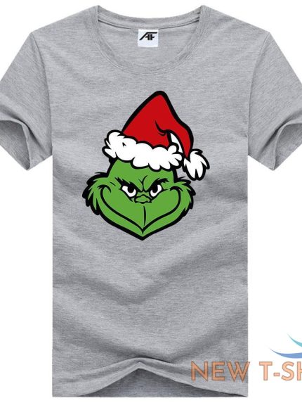 mens christmas grinch face print kids t shirt funny xmas party wear top tees 0.jpg