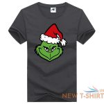 mens christmas grinch face print kids t shirt funny xmas party wear top tees 2.jpg