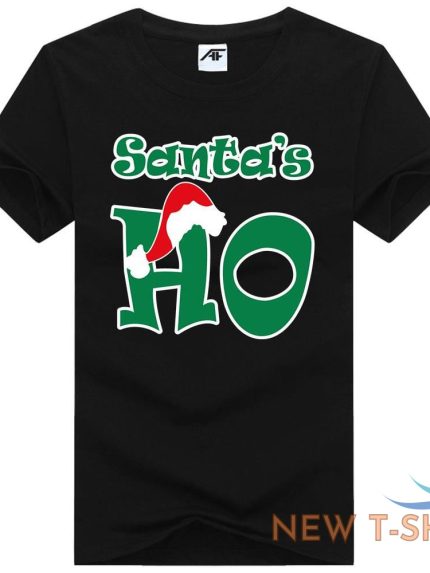 mens christmas santa s ho printed t shirt 100 cotton xmas party top tees 1.jpg